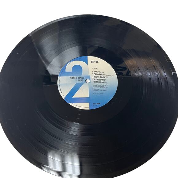 COREY HART - Bang! (1990) Vinyl LP Record. VG+ condition - Picture 4 of 5